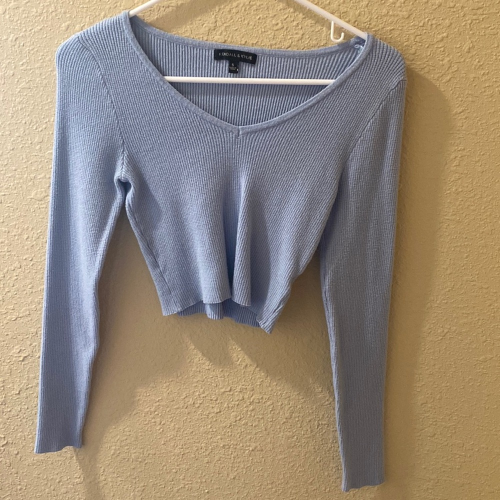 Kendall & Kylie Long Sleeve Knit Top